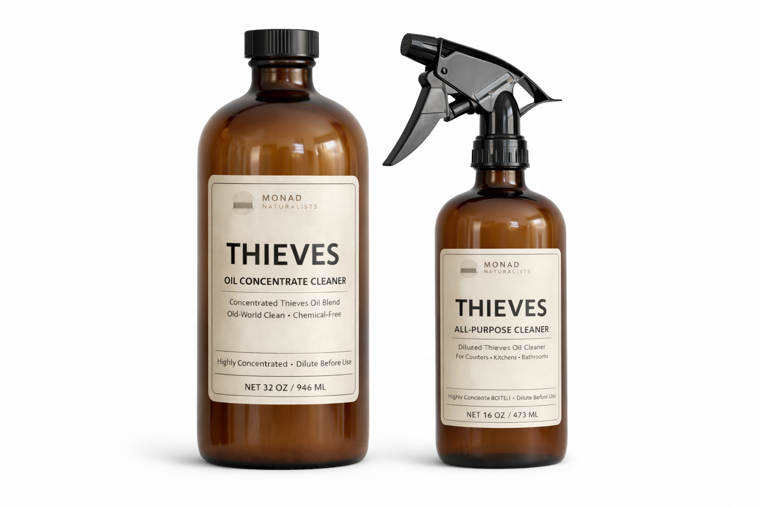 Thieves Oil Concentrate Cleaner | Non-Toxic Refill Cleaner