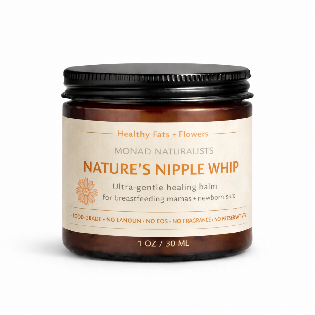Natures Nipple Whip — Ultra-gentle healing balm for breastfeeding mamas + newborn-safe